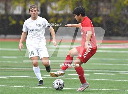 Thumbnail 3 in De La Salle vs. Orange Lutheran (Adidas So Cal College Showcase) photogallery.