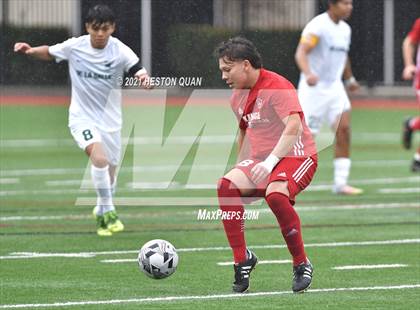 Thumbnail 1 in De La Salle vs. Orange Lutheran (Adidas So Cal College Showcase) photogallery.