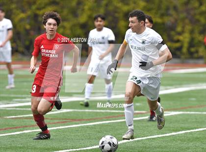 Thumbnail 1 in De La Salle vs. Orange Lutheran (Adidas So Cal College Showcase) photogallery.