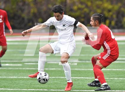 Thumbnail 2 in De La Salle vs. Orange Lutheran (Adidas So Cal College Showcase) photogallery.