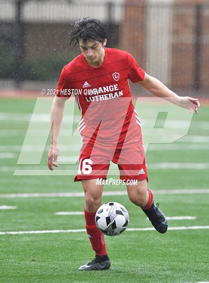 Thumbnail 1 in De La Salle vs. Orange Lutheran (Adidas So Cal College Showcase) photogallery.
