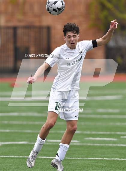 Thumbnail 2 in De La Salle vs. Orange Lutheran (Adidas So Cal College Showcase) photogallery.
