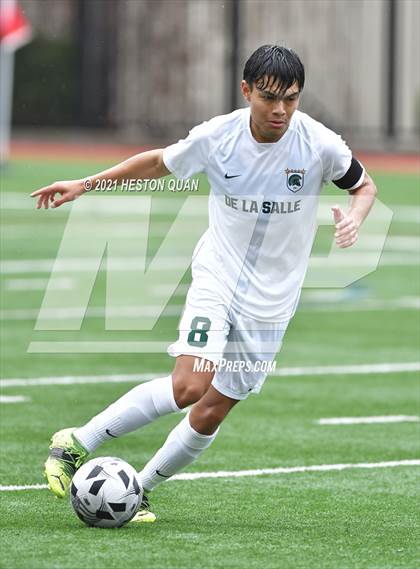 Thumbnail 2 in De La Salle vs. Orange Lutheran (Adidas So Cal College Showcase) photogallery.
