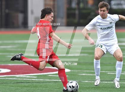 Thumbnail 3 in De La Salle vs. Orange Lutheran (Adidas So Cal College Showcase) photogallery.