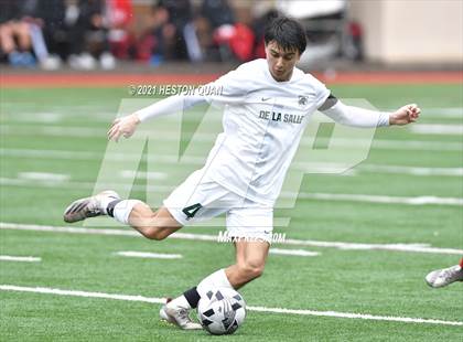 Thumbnail 2 in De La Salle vs. Orange Lutheran (Adidas So Cal College Showcase) photogallery.