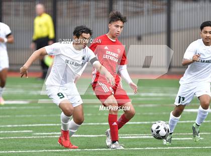 Thumbnail 1 in De La Salle vs. Orange Lutheran (Adidas So Cal College Showcase) photogallery.