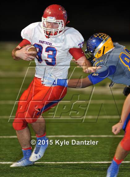 Thumbnail 3 in Alba-Golden vs. Leonard (UIL 3A Division 2 Region 2 Bi-District Playoff) photogallery.