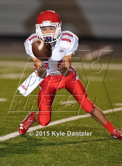 Thumbnail 3 in Alba-Golden vs. Leonard (UIL 3A Division 2 Region 2 Bi-District Playoff) photogallery.