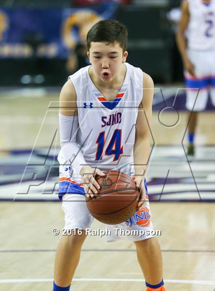 Thumbnail 3 in St. Bernard vs. St. Joseph Notre Dame (CIF State D5 Final) photogallery.