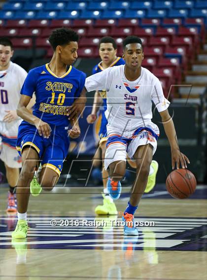Thumbnail 1 in St. Bernard vs. St. Joseph Notre Dame (CIF State D5 Final) photogallery.