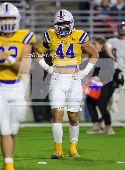 Thumbnail 3 in Whitesboro vs Brock (UIL 3A D-1 Quarterfinals) photogallery.