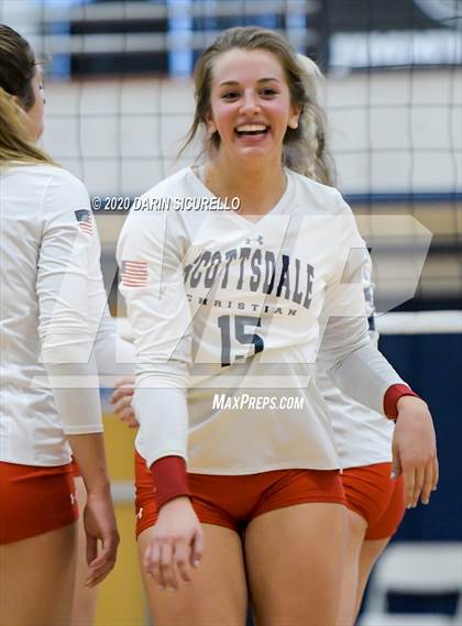 Thumbnail 2 in Pima vs Scottsdale Christian Academy (AIA 2A Semifinal) photogallery.