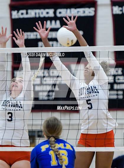 Thumbnail 1 in Pima vs Scottsdale Christian Academy (AIA 2A Semifinal) photogallery.