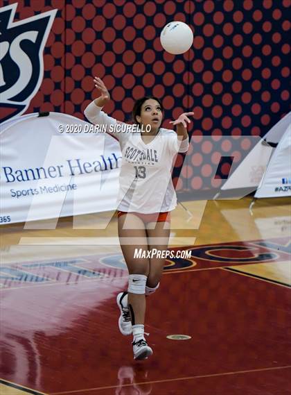 Thumbnail 1 in Pima vs Scottsdale Christian Academy (AIA 2A Semifinal) photogallery.