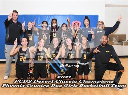 Thumbnail 3 in Valley Lutheran vs. Phoenix Country Day (PCDS Desert Classic - Championship) photogallery.