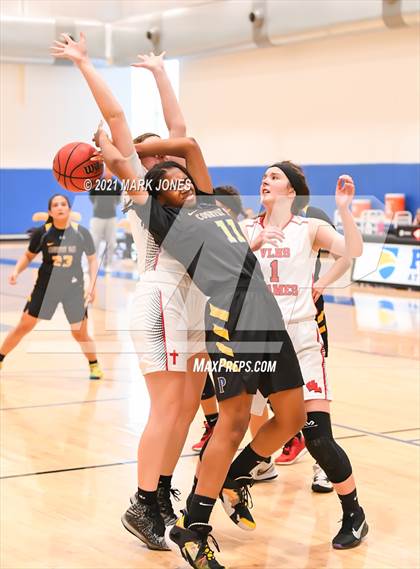 Thumbnail 2 in Valley Lutheran vs. Phoenix Country Day (PCDS Desert Classic - Championship) photogallery.