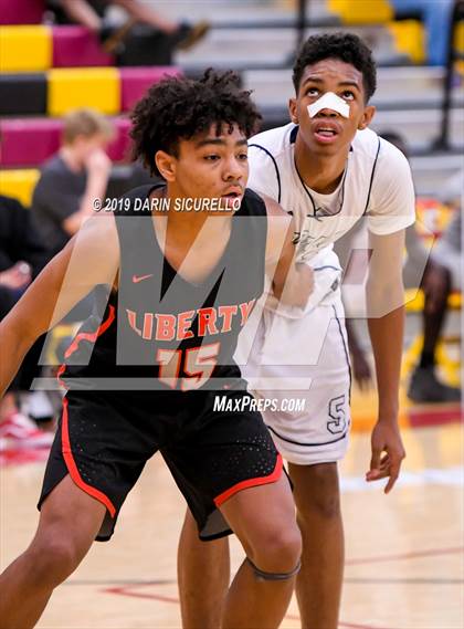 Thumbnail 2 in Liberty vs Apollo (Hoophall West Tournament)  photogallery.