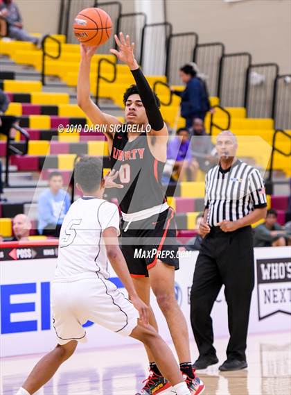Thumbnail 2 in Liberty vs Apollo (Hoophall West Tournament)  photogallery.