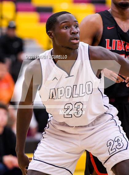 Thumbnail 2 in Liberty vs Apollo (Hoophall West Tournament)  photogallery.