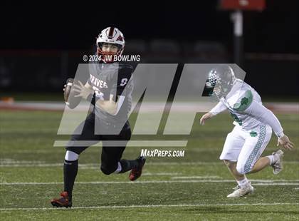 Thumbnail 3 in Mt. Zion vs Peoria Notre Dame (IHSA 4A Round 2) photogallery.