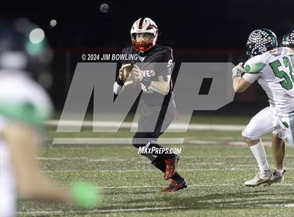 Thumbnail 2 in Mt. Zion vs Peoria Notre Dame (IHSA 4A Round 2) photogallery.