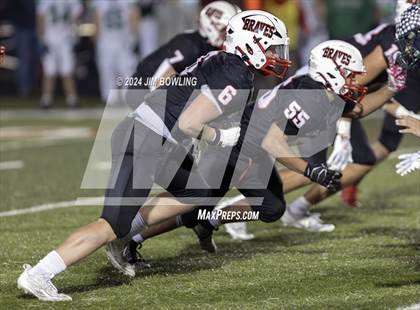 Thumbnail 3 in Mt. Zion vs Peoria Notre Dame (IHSA 4A Round 2) photogallery.