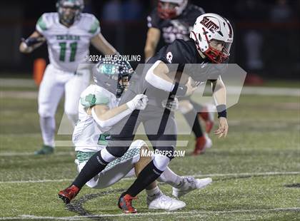 Thumbnail 3 in Mt. Zion vs Peoria Notre Dame (IHSA 4A Round 2) photogallery.