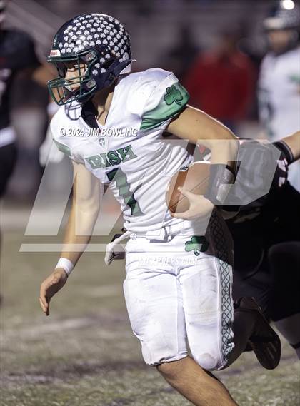 Thumbnail 3 in Mt. Zion vs Peoria Notre Dame (IHSA 4A Round 2) photogallery.