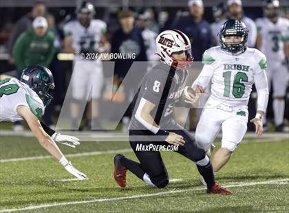 Thumbnail 2 in Mt. Zion vs Peoria Notre Dame (IHSA 4A Round 2) photogallery.
