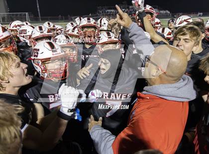Thumbnail 2 in Mt. Zion vs Peoria Notre Dame (IHSA 4A Round 2) photogallery.