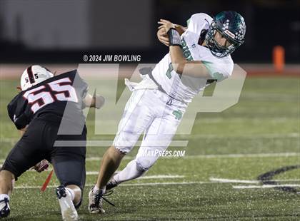 Thumbnail 3 in Mt. Zion vs Peoria Notre Dame (IHSA 4A Round 2) photogallery.