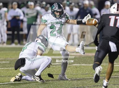 Thumbnail 3 in Mt. Zion vs Peoria Notre Dame (IHSA 4A Round 2) photogallery.