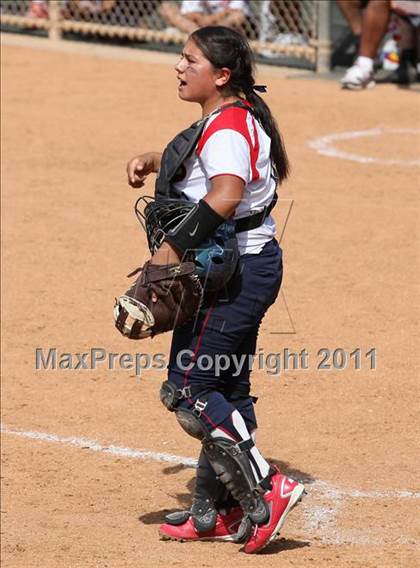 Thumbnail 1 in Pomona Catholic vs. Bellarmine-Jefferson (CIF SS D7 Final) photogallery.