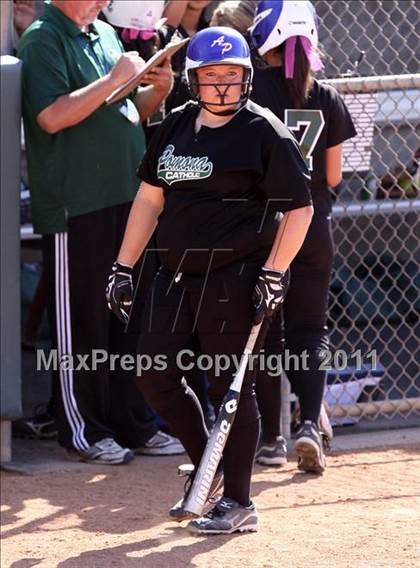 Thumbnail 1 in Pomona Catholic vs. Bellarmine-Jefferson (CIF SS D7 Final) photogallery.