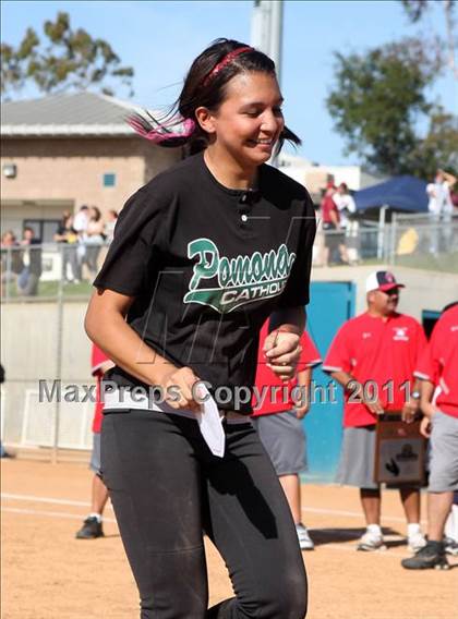 Thumbnail 2 in Pomona Catholic vs. Bellarmine-Jefferson (CIF SS D7 Final) photogallery.