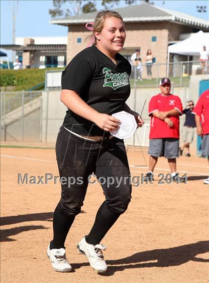 Thumbnail 2 in Pomona Catholic vs. Bellarmine-Jefferson (CIF SS D7 Final) photogallery.