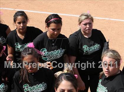 Thumbnail 2 in Pomona Catholic vs. Bellarmine-Jefferson (CIF SS D7 Final) photogallery.
