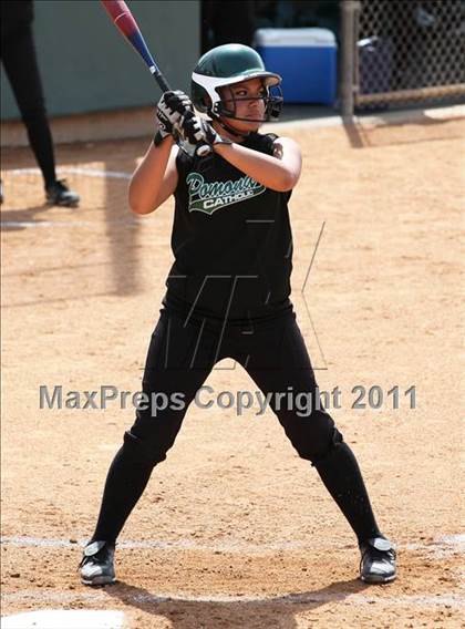 Thumbnail 3 in Pomona Catholic vs. Bellarmine-Jefferson (CIF SS D7 Final) photogallery.