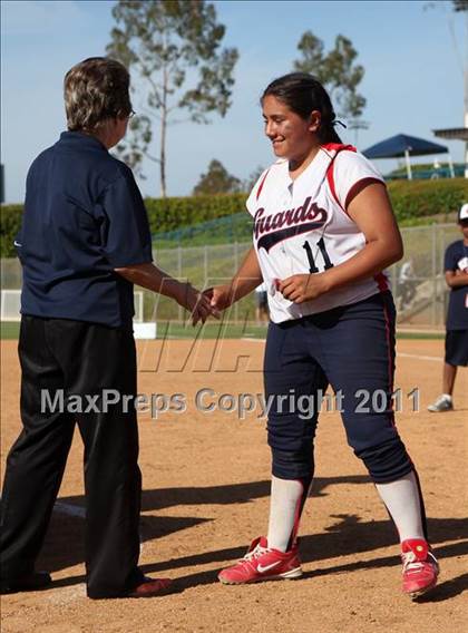 Thumbnail 1 in Pomona Catholic vs. Bellarmine-Jefferson (CIF SS D7 Final) photogallery.