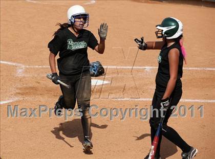Thumbnail 3 in Pomona Catholic vs. Bellarmine-Jefferson (CIF SS D7 Final) photogallery.