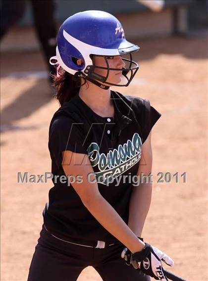 Thumbnail 3 in Pomona Catholic vs. Bellarmine-Jefferson (CIF SS D7 Final) photogallery.