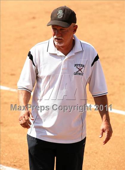 Thumbnail 2 in Pomona Catholic vs. Bellarmine-Jefferson (CIF SS D7 Final) photogallery.