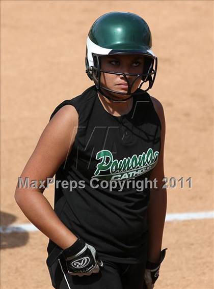 Thumbnail 3 in Pomona Catholic vs. Bellarmine-Jefferson (CIF SS D7 Final) photogallery.