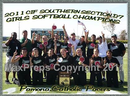 Thumbnail 3 in Pomona Catholic vs. Bellarmine-Jefferson (CIF SS D7 Final) photogallery.