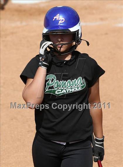 Thumbnail 1 in Pomona Catholic vs. Bellarmine-Jefferson (CIF SS D7 Final) photogallery.