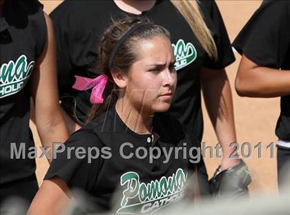 Thumbnail 1 in Pomona Catholic vs. Bellarmine-Jefferson (CIF SS D7 Final) photogallery.