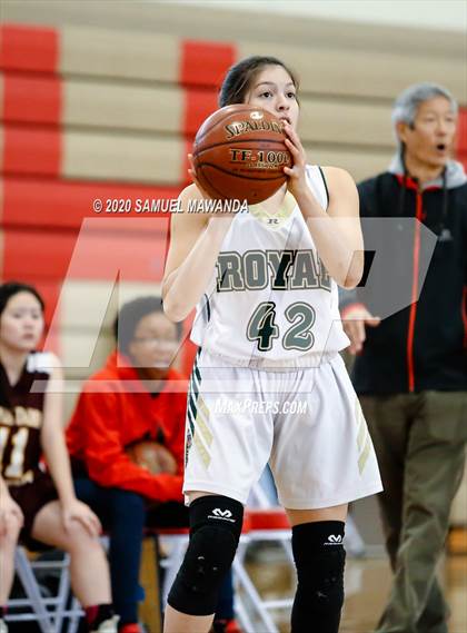 Thumbnail 2 in Royal vs  Notre Dame Academy (West Coast Holiday Festival) photogallery.