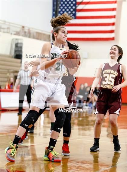Thumbnail 3 in Royal vs  Notre Dame Academy (West Coast Holiday Festival) photogallery.