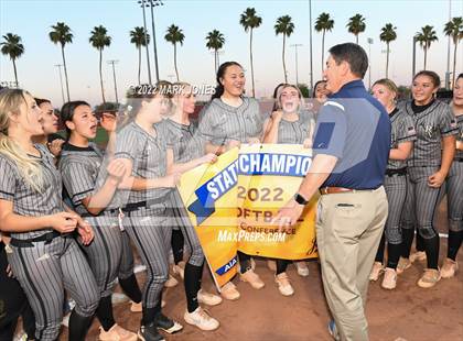 Thumbnail 3 in Kingman Academy vs. Round Valley (AIA 2A Final - Awards) photogallery.