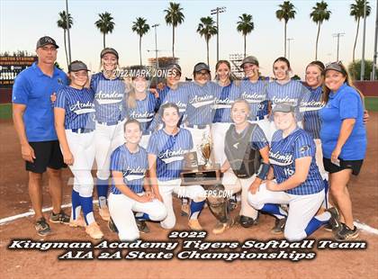 Thumbnail 3 in Kingman Academy vs. Round Valley (AIA 2A Final - Awards) photogallery.